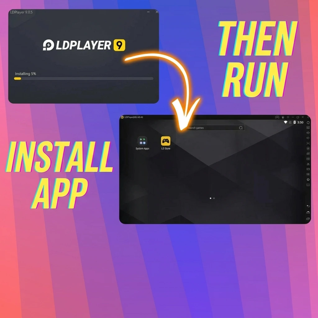 Official LDPlayer website screenshot