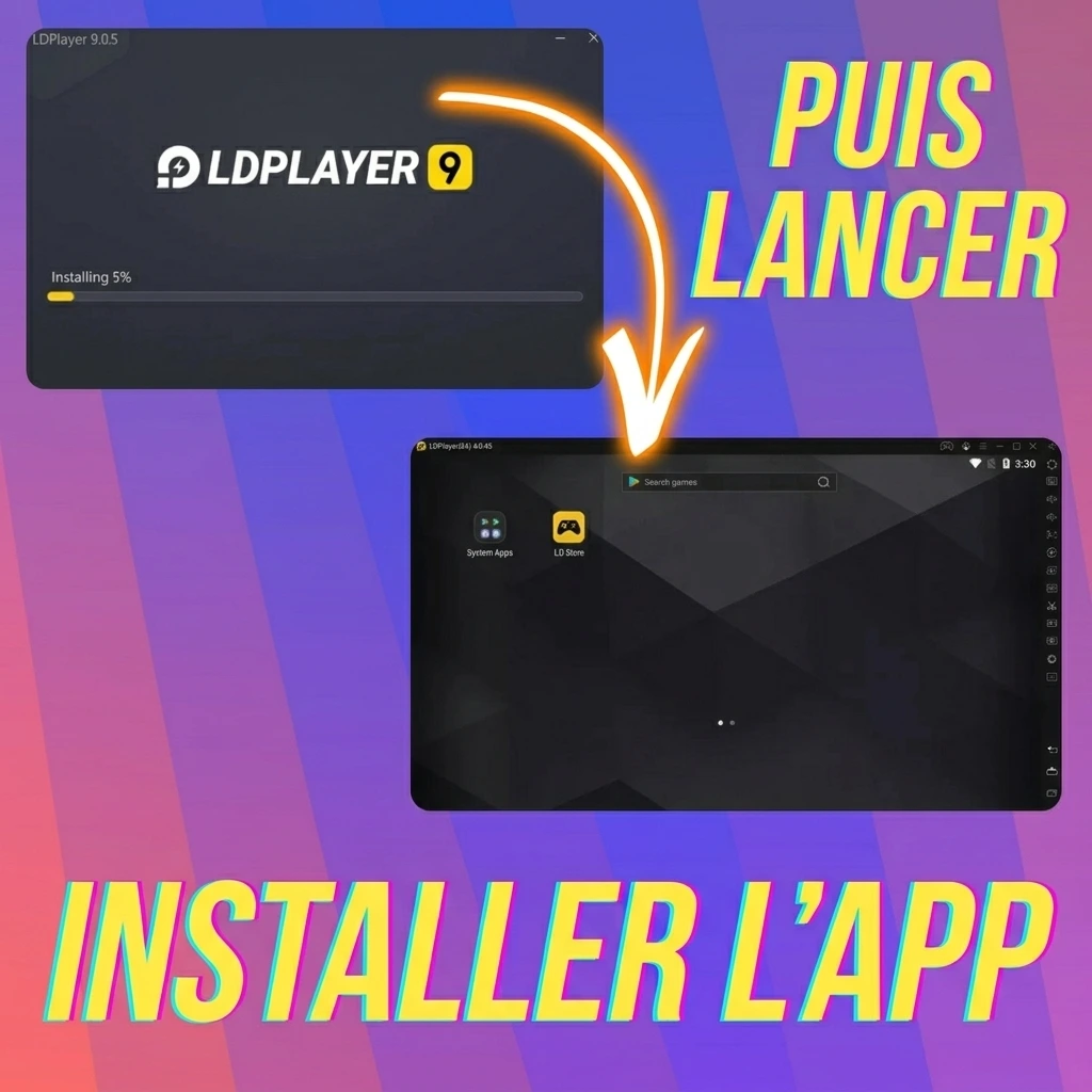Capture d'écran du site officiel LDPlayer